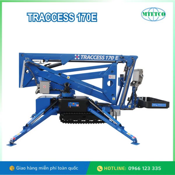 Xe nâng người dạng chân nhện CTE Traccess chạy pin