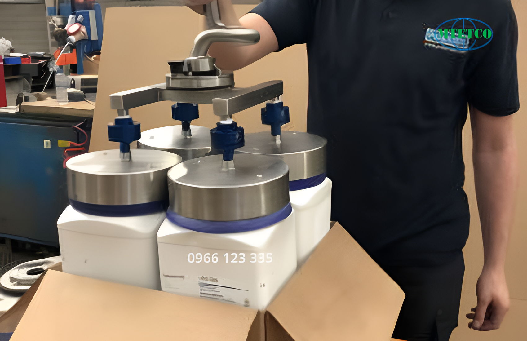 Thiết bị nâng bao - thùng giấy Palamatic