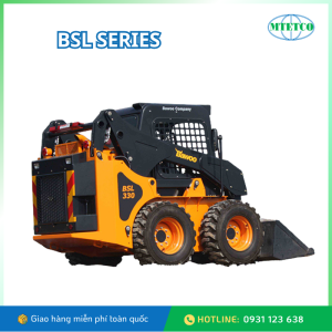 Máy xúc Mini bánh lốp Bawoo BSL