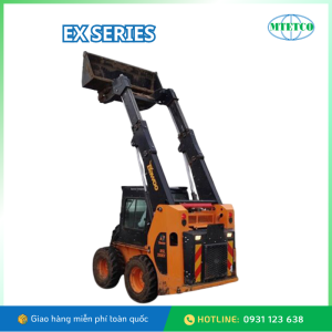 Máy xúc Mini bánh lốp Bawoo EX