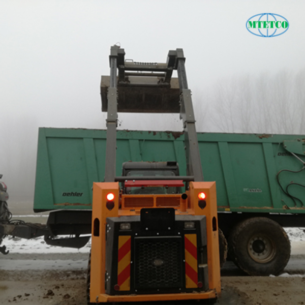 Máy xúc Mini bánh lốp Bawoo EX