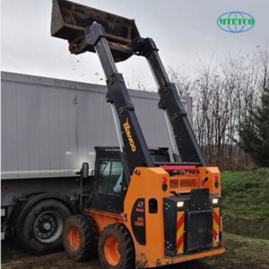 Máy xúc Mini bánh lốp Bawoo EX