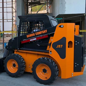 Máy xúc Mini bánh lốp Bawoo J