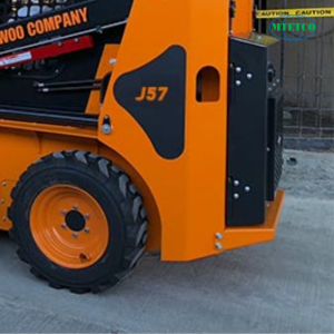 Máy xúc Mini bánh lốp Bawoo J