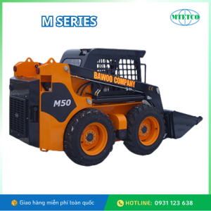Máy xúc Mini bánh lốp Bawoo M