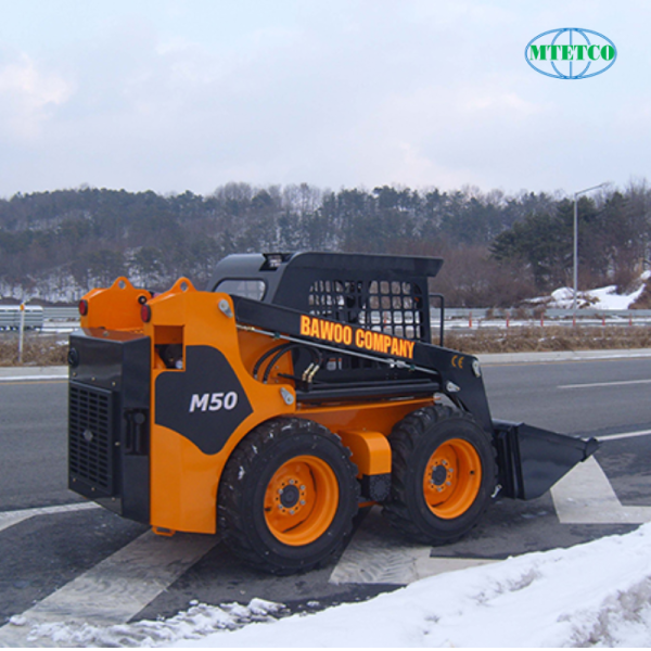 Máy xúc Mini bánh lốp Bawoo M