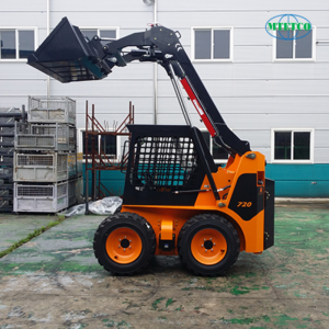 Máy xúc Mini bánh lốp Bawoo M