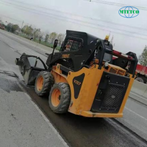 Máy xúc Mini bánh lốp Bawoo VJ