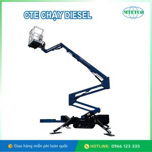 Xe nâng người dạng chân nhện CTE Traccess chạy diesel
