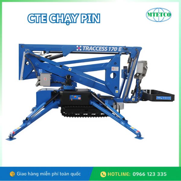 Xe nâng chân nhện CTE Traccess chạy pin