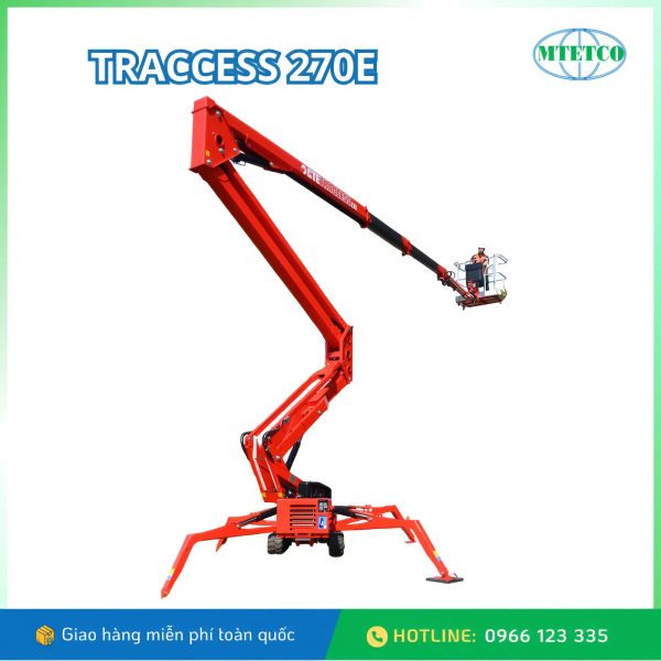 Xe nâng chân nhện CTE Traccess chạy pin