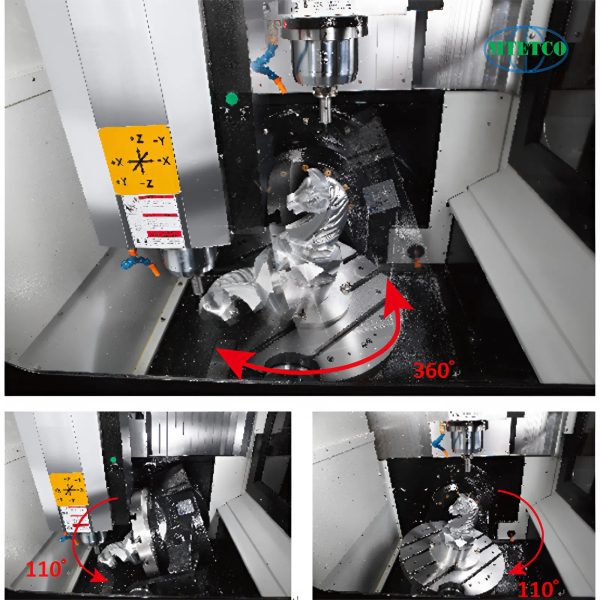 Trung tâm gia công 5 trục nhỏ Mecatron