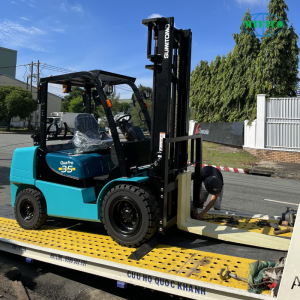 Xe nâng điện ngồi lái Sumitomo - Ảnh 3