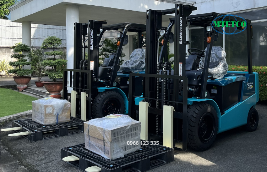 Xe nâng điện ngồi lái Sumitomo
