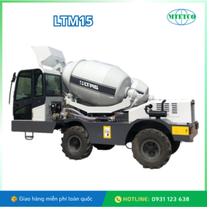 Xe trộn bê tông tự hành loại nhỏ LTMG LTM15