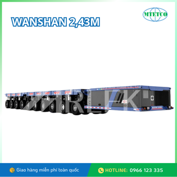 mtetco-xe-van-chuyen-cau-kien-2,43m-1 Xe vận chuyển cấu kiện tự hành Wanshan - 2,43m