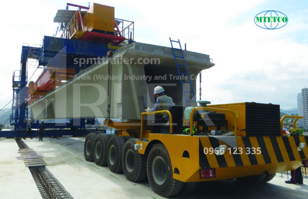 Mang lại lợi ích vượt trội trong vận chuyển cấu kiện nặng tại công trường
