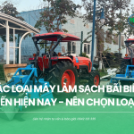 Các loại máy làm sạch bãi biển phổ biến hiện nay