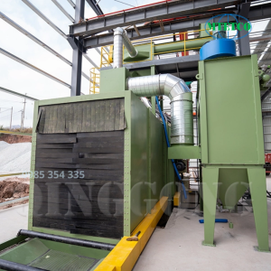 Dây chuyền phun bi làm sạch thép hình (Dầm chữ H) QINGGONG