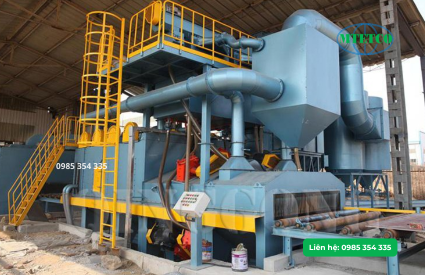 Quy trình vận hành tiêu chuẩn dây chuyền phun bi làm sạch thép tấm