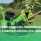 Máy băm cành cây: Giải pháp xử lý rác xanh cho khu du lịch, resort
