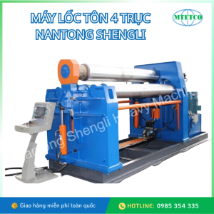 Máy lốc tôn 4 trục Nantong Shengli