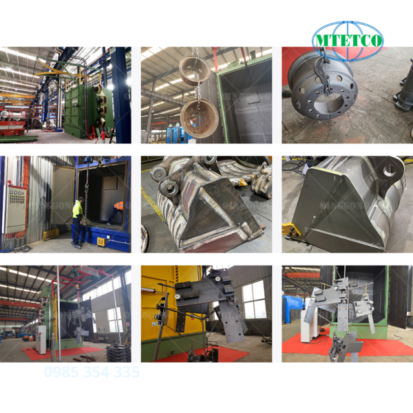 Máy phun bi dạng treo QINGGONG