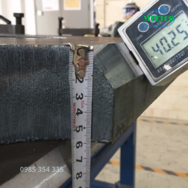 Máy vát mép thép tấm 2 mặt Taole TMM-80R