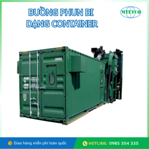 Buồng phun bi dạng container QINGGONG