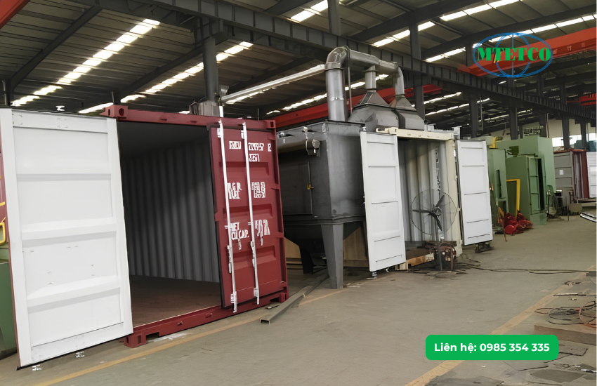 Buồng phun bi dạng Container QINGGONG