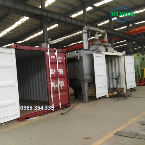 Buồng phun bi dạng container QINGGONG