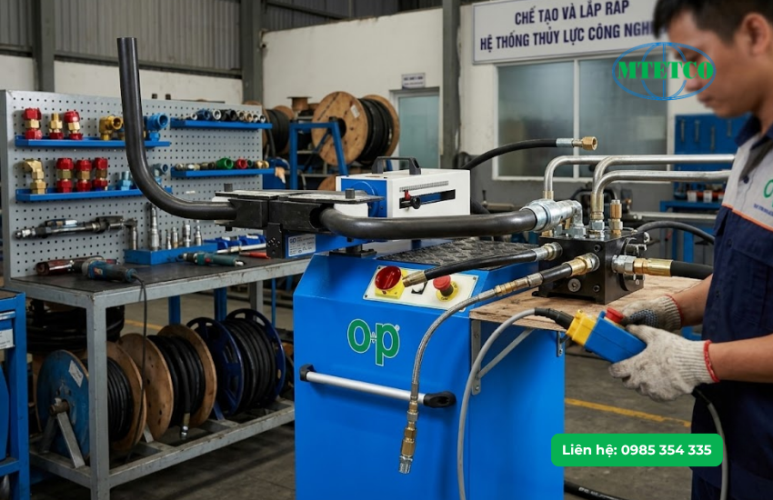 Cách bảo dưỡng đúng cách máy uốn ống thủy lực O+P