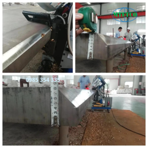 Máy phay cạnh thép tấm điều khiển từ xa Taole TMM-60LY