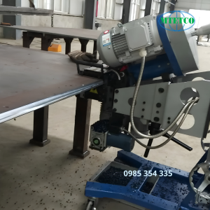 Máy vát mép tấm thép xoay lật Taole TMM-80RY