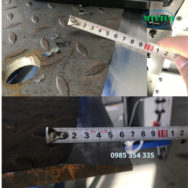 Máy vát mép tấm thép xoay lật Taole TMM-80RY