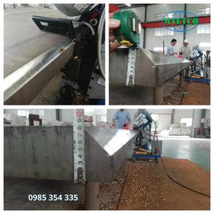 Máy vát mép thép tấm điều khiển từ xa Taole TMM-80AY