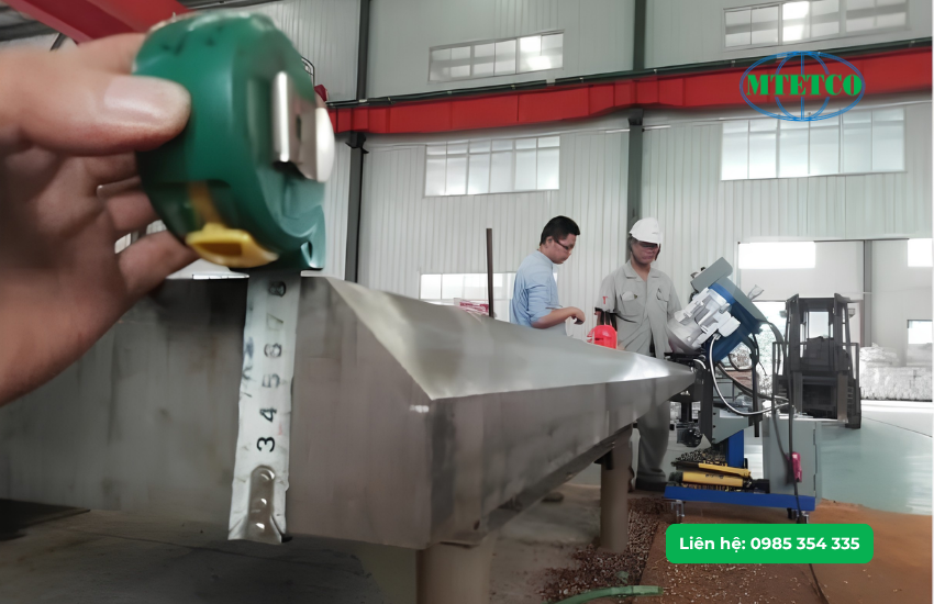 Chiều rộng vát mép tối đa có thể đạt đến 80mm