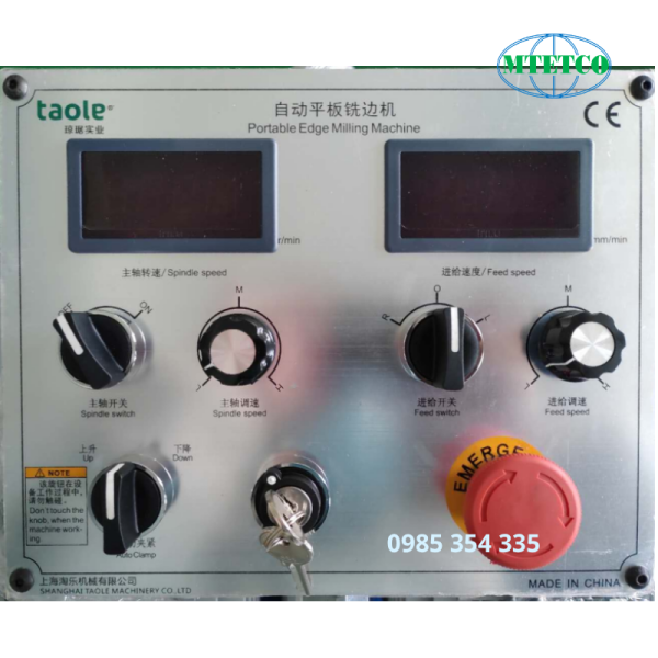 Máy vát mép thép tấm hai mặt Taole TMM-100K