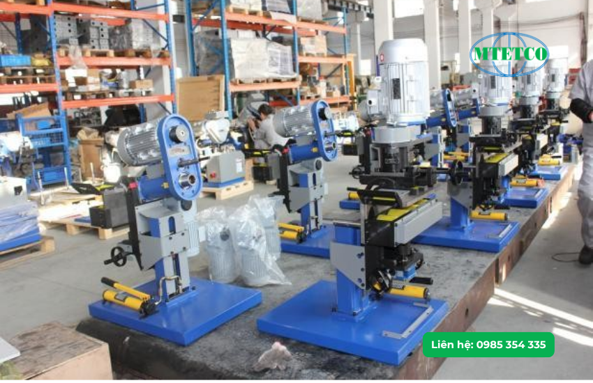 Máy vát mép thép tấm hiệu suất cao hai đầu Taole TMM-100D