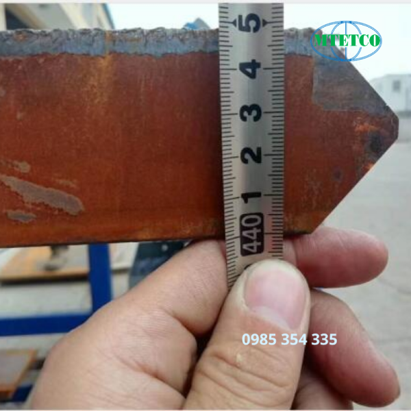 Máy vát mép thép tấm hai mặt Taole TMM-100K