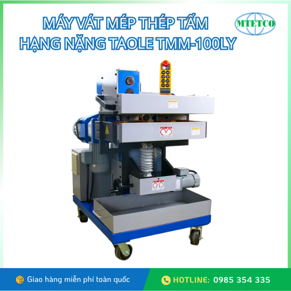 Máy vát mép thép tấm hạng nặng Taole TMM-100LY
