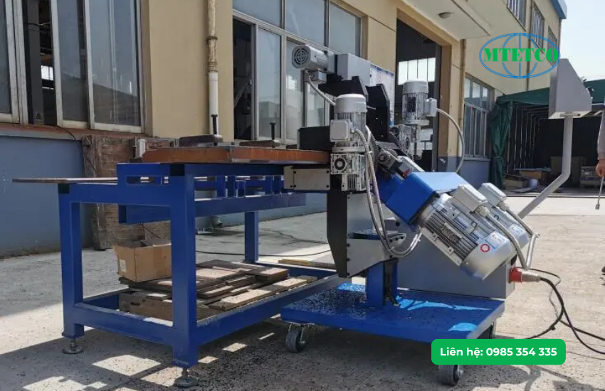 Máy vát mép thép tấm mặt dưới Taole TMM-100U
