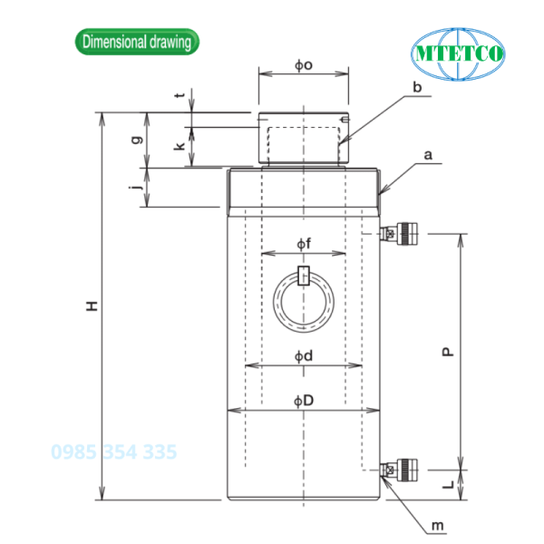 Kích thủy lực 200T Osaka