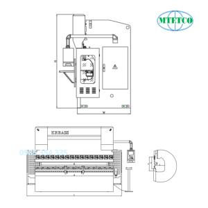 Máy chấn tôn CNC 3m KRASS MB8-210T3200