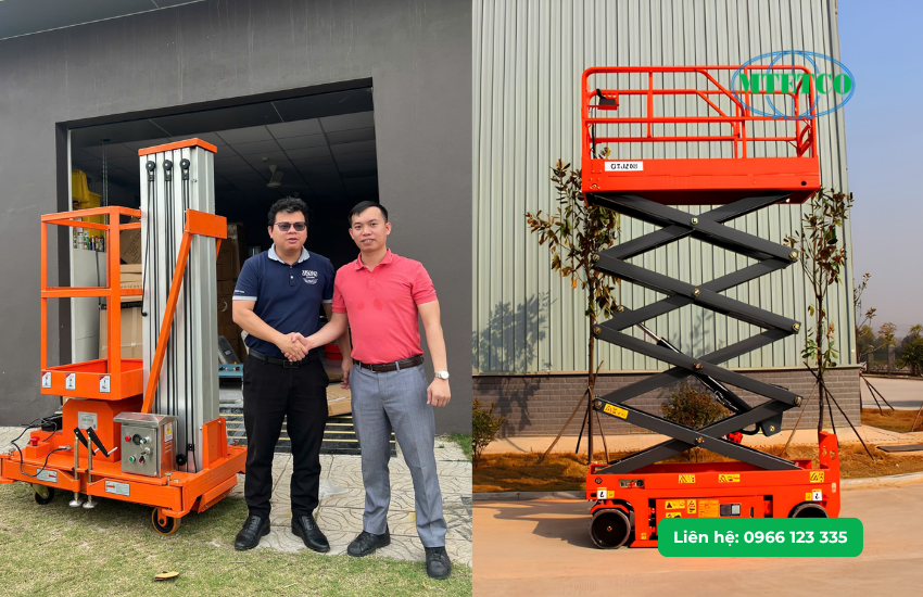 Top 2 thang nâng người 8m phổ biến hiện nay