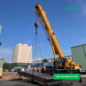 Cẩu bánh lốp XCMG QY50KD 50 tấn