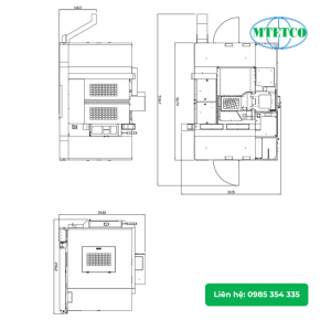 Máy phay CNC 3 trục GMT MCV-1370