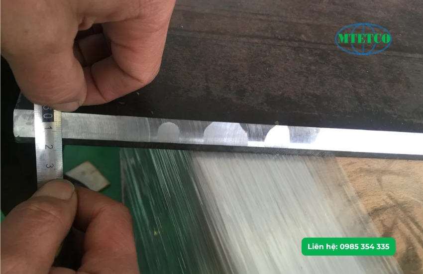 Bề mặt vát sau khi phay đạt độ nhẵn và độ chính xác cao