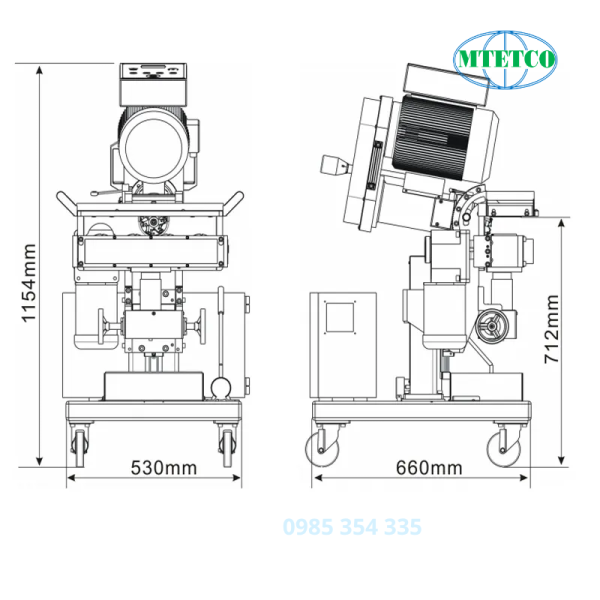 Máy vát mép thép tấm Taole TMM 63L/63S
