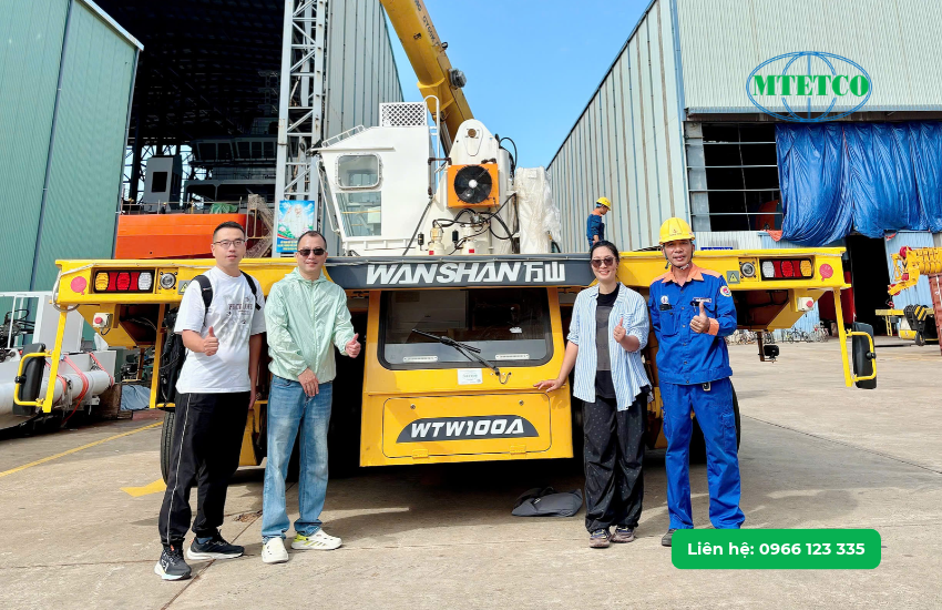 MTETCO cùng chuyên gia Wanshan đào tạo vận hành xe nâng tổng đoạn